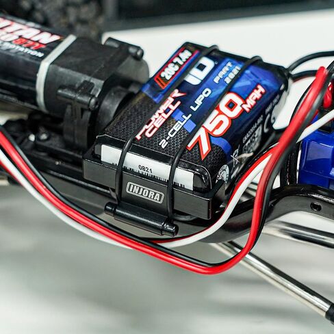 INJORA LCG Carbon Fiber Chassis Frame Kit with Battery Tray for TRX4M in Saudi Arabia