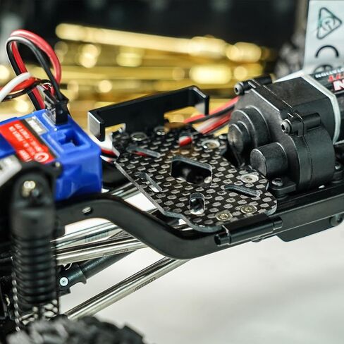 INJORA LCG Carbon Fiber Chassis Frame Kit with Battery Tray for TRX4M in Saudi Arabia