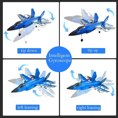 Remote Control Airplane for Kids with 3 Batteries,2 Channels 2.4 GHZ Foam RC Plane for Hobby Beginners RC Plane -red in Saudi Arabia
