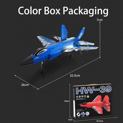 Remote Control Airplane for Kids with 3 Batteries,2 Channels 2.4 GHZ Foam RC Plane for Hobby Beginners RC Plane -red in Saudi Arabia