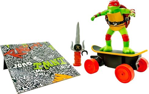 Teenage Mutant Ninja Turtles Raphael Cowabunga Skate RC - Imitates Real Skate Tricks - 2.4 GHz Remote Control - Ages 3+ in Saudi Arabia
