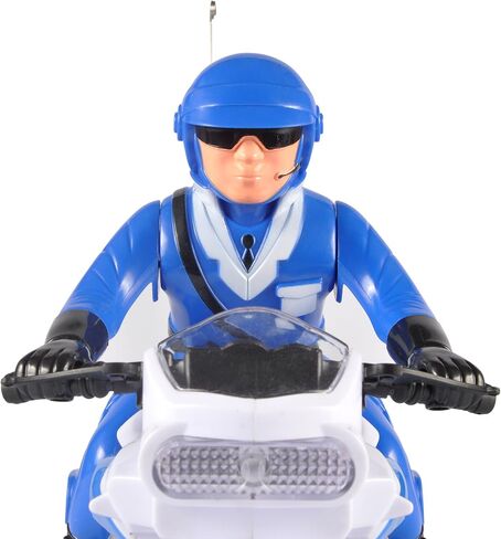Liberty Imports RC Police Patrol Motorcycle with 360 Degree Rotation - 2CH Remote Control Cop Motor Bike for Kids, Toddlers in Saudi Arabia