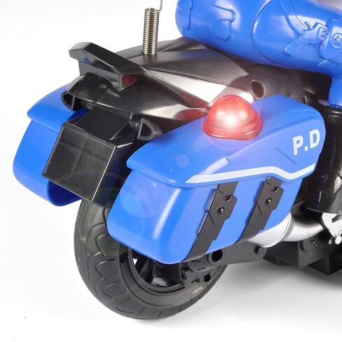 Liberty Imports RC Police Patrol Motorcycle with 360 Degree Rotation - 2CH Remote Control Cop Motor Bike for Kids, Toddlers in Saudi Arabia