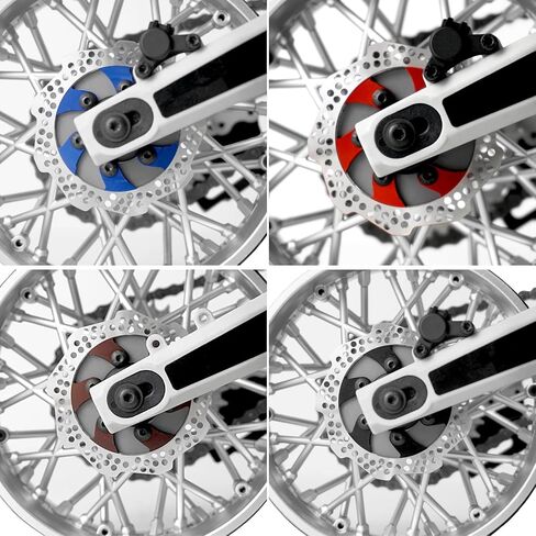 Aluminum 7075 Rear Brake Disk LOS262010 For LOSI 1/4 Promoto-MX Motorcycle (Blue) in Saudi Arabia
