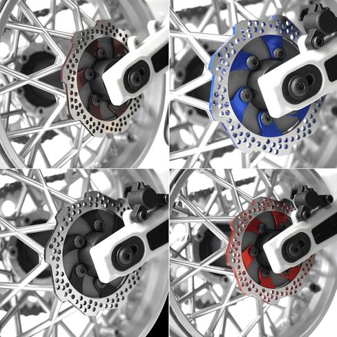 Aluminum 7075 Rear Brake Disk LOS262010 For LOSI 1/4 Promoto-MX Motorcycle (Blue) in Saudi Arabia