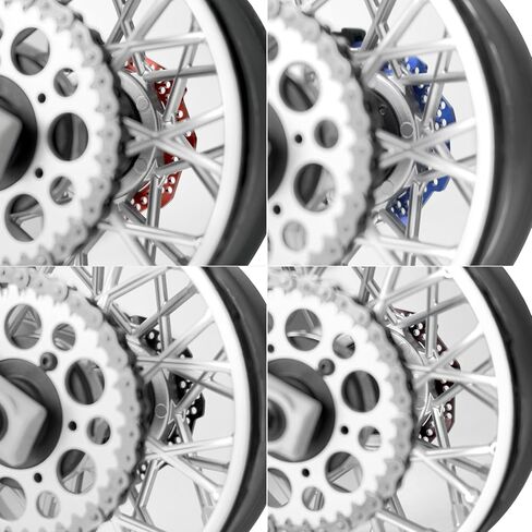 Aluminum 7075 Rear Brake Disk LOS262010 For LOSI 1/4 Promoto-MX Motorcycle (Blue) in Saudi Arabia