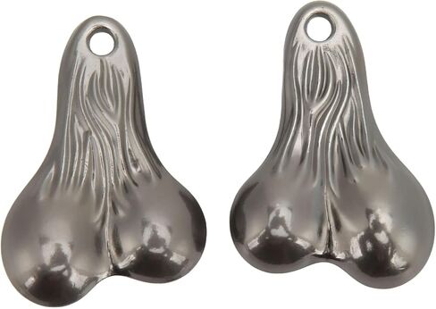 Bumper Balls Bull Nuts 53x38x11mm Zinc Alloy Hanging Truck Balls Nuts for 1/10 Universal RC Cars 2 Colors() in Saudi Arabia