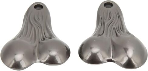 Bumper Balls Bull Nuts 53x38x11mm Zinc Alloy Hanging Truck Balls Nuts for 1/10 Universal RC Cars 2 Colors() in Saudi Arabia