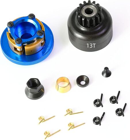 Team Losi 8IGHT 8T 1.0 2.0 3.0 13T / 14T Clutch Flywheel Assembly for SG Crank Engine Parts (14T) in Saudi Arabia
