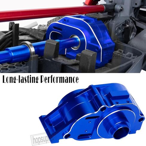 جزء ترقيات علبة نقل علبة التروس المركزية لـ 1/8 Mojave 4X4 4S BLX، مبيت تفاضلي لعلبة التروس من الألومنيوم، أزرق داكن in Kuwait