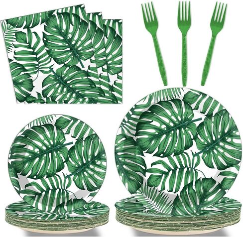 gisgfim 96 Pcs Weed Themed Party Plates and Napkins Party Supplies Green Pot Leaves Birthday Party Tableware Set Weed Party Decorations Favors for Adults Birthday for 24 Guests in Saudi Arabia