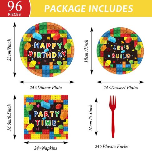 gisgfim 96 Pcs Christmas Party Supplies Paper Plates Napkins Christmas Checkered Buffalo Plaid Snowflake Party Tableware Disposable Dinnerware Decorations Favors for Holiday Xmas Party Serves 24 in Saudi Arabia