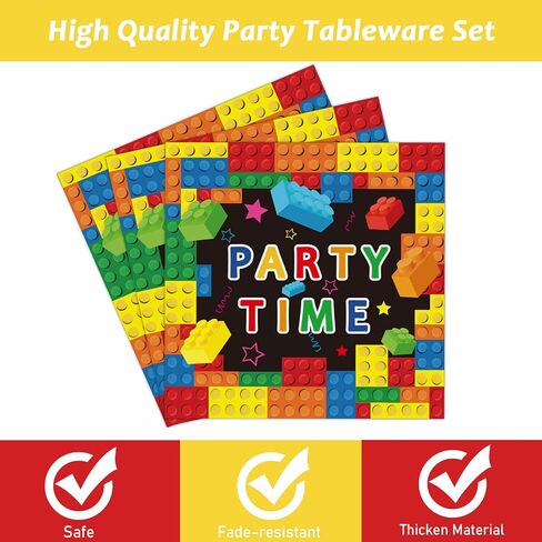 gisgfim 96 Pcs Christmas Party Supplies Paper Plates Napkins Christmas Checkered Buffalo Plaid Snowflake Party Tableware Disposable Dinnerware Decorations Favors for Holiday Xmas Party Serves 24 in Saudi Arabia