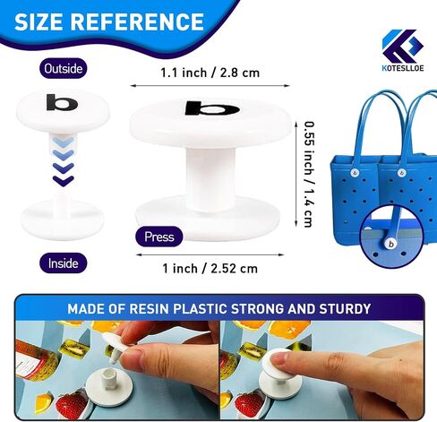 8 Pcs Replacement Buttons Compatible with Bogg Bag - Fix Your Bag Easily Perfect Accessory for Bogg Bag Handles - Say Goodbye to Struggling with A Broken Bag in Saudi Arabia
