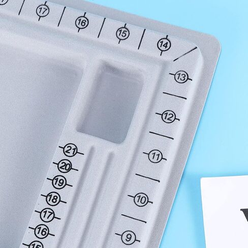 COHEALI حبة صينية حبة صينية حبة تصميم المجلس 2PCS DIY تصميم لوحات توافد المجوهرات الخرز سوار قلادة صنع تصميم الصواني حبة خلط الفرز المنظمين السحرية الديكور مجلس سوار حبة in Kuwait