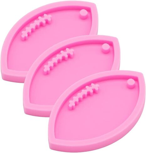 4Pc Silicone Molds with a Hole Resin Baseball,Volleyball, Baseball, Football Keychain Molds DIY Crafts Casting Epoxy Jewelry Mold with 20Pc Key Ring (DY0090+DY0194+DY0288+DY0383+PJ) in Kuwait