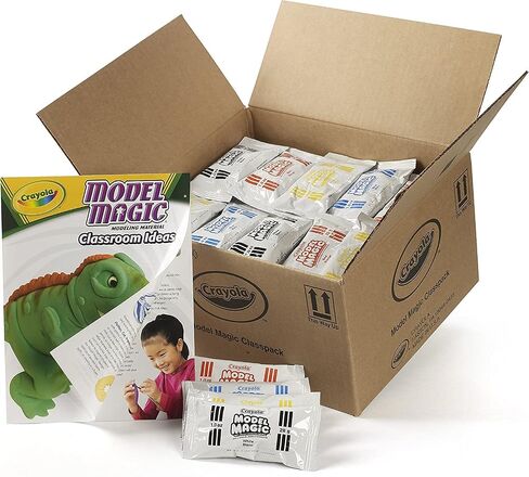 Crayola Model Magic - White (1oz), 75 Count, Bulk Clay, Air Dry Modeling Clay For Kids, Art Supplies, Kids Easter Basket Stuffers in Saudi Arabia