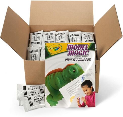 Crayola Model Magic - White (1oz), 75 Count, Bulk Clay, Air Dry Modeling Clay For Kids, Art Supplies, Kids Easter Basket Stuffers in Saudi Arabia