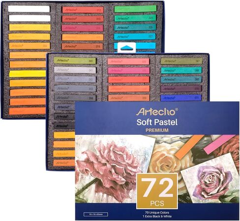 Artecho Soft Pastels, 50pcs, 48 Colors in Saudi Arabia