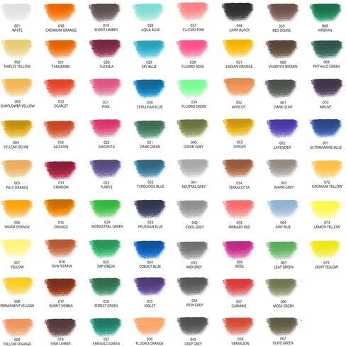 Artecho Soft Pastels, 50pcs, 48 Colors in Saudi Arabia