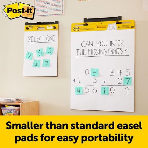 Post-it Notes Super Sticky Easel Pads, 15" x 18", Mini, White, Pack of 2 Pads in Saudi Arabia