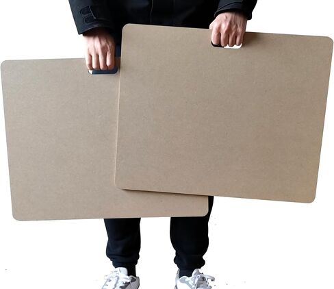 Clay Wedging Board with Built in Handle Portable Wooden Mat Clay Board for Clay Crafts Arts Making,Drafting Art (22 x 22 Inch, 2 PCS) in Saudi Arabia