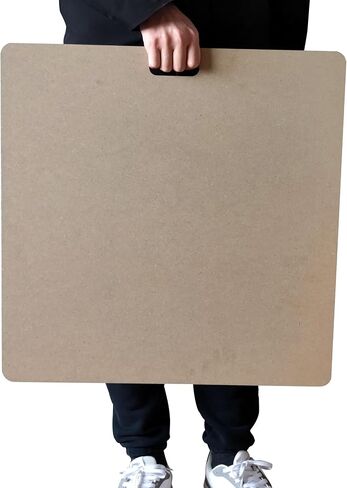 Clay Wedging Board with Built in Handle Portable Wooden Mat Clay Board for Clay Crafts Arts Making,Drafting Art (22 x 22 Inch, 2 PCS) in Saudi Arabia