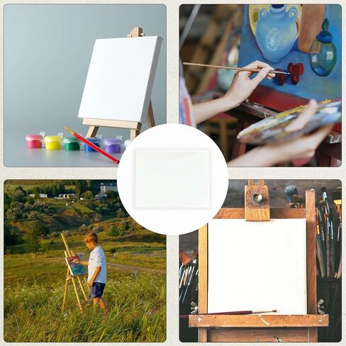 6 عبوات من لوحات قماشية فنية مقاس 8 × 10 بوصة مصنوعة من القطن الممدد مقاس 5/8 بوصة للمبتدئين والفنانين للرسم والأكريليك والرسم الزيتي in Kuwait