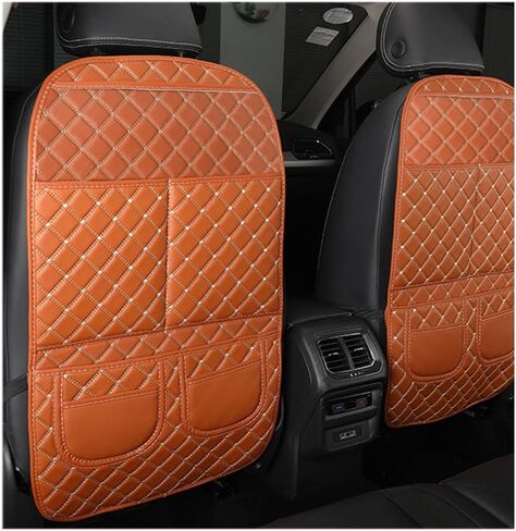 2 أجهزة كمبيوتر لـ Hyundai Palisade 2020 2021 2022 2023 2024 2025 حصيرة ركلة مقعد السيارة ، واقي غطاء خلفي من وسادة المقعد ، يسهل تنظيفه مسند الظهر ، مقاومة للارتداء ، د. in Kuwait