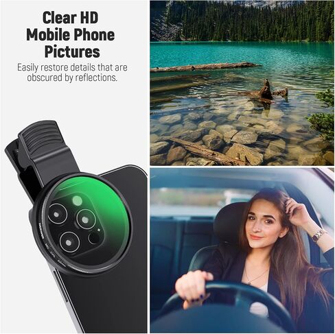NEewer 67mm 7 Pack ND Filter Set متوافق مع Android Samsung Google Pixel Huawei Xiaomi Clip على CPL + ND32 + Starlight + GND (Red/Orange/Yellow) Camera Lens Associory Kit ، FL-P11. in Saudi Arabia
