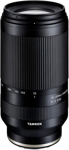 Tamron 70-300mm f/4.5-6.3 Di III RXD Lens for Sony E, Bundle with ProOptic 67mm Filter Kit, Lens Wrap, Lens Cap Tether, Cleaning Kit, Mac Software Kit, Lens Cleaner in Saudi Arabia
