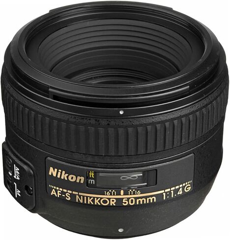 Nikon 50mm F/1.4g AF-S Nikkor Lens ، حزمة مع مجموعة مرشحات 58 ملم ProPtic ، مجموعة Cleaning Kit ، Tether Cap Cap ، Mac Software Kit in Kuwait