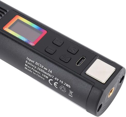 Sanpyl Full Color RGB Tube Light with APP Remote Control and Magnetic Mounting for Video Filming Plastic Construction in Saudi Arabia