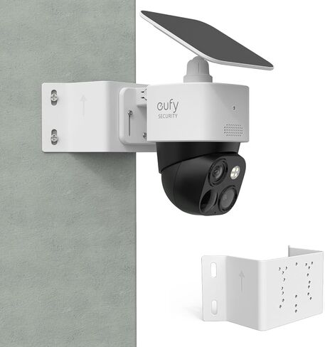 Mounting Corner Bracket for Security Camera,Metal Corner Mount Compatible with Eufy SoloCam S340/E30/4G LTE Cam S330/E330 (Professional) Cameras（White） in Saudi Arabia