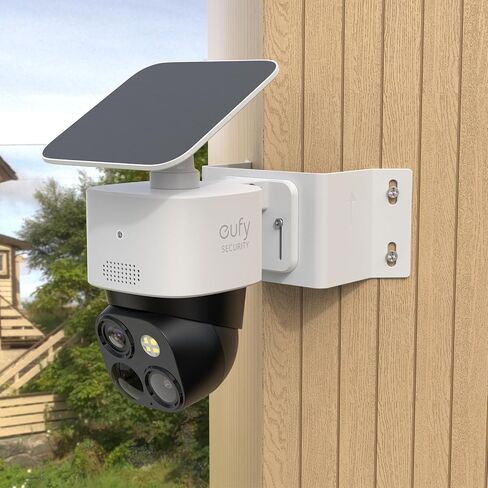Mounting Corner Bracket for Security Camera,Metal Corner Mount Compatible with Eufy SoloCam S340/E30/4G LTE Cam S330/E330 (Professional) Cameras（White） in Saudi Arabia