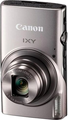 Canon PowerShot Ixy 650 / Elph 360 HS Compact Digital Camera 12x البصرية البصرية (Silver) مع بطاقة ذاكرة 64 جيجابايت + حالة الكاميرا + قارئ بطاقة + TRUPOD + أكثر (حزمة 12PC) (متجددة) in Kuwait