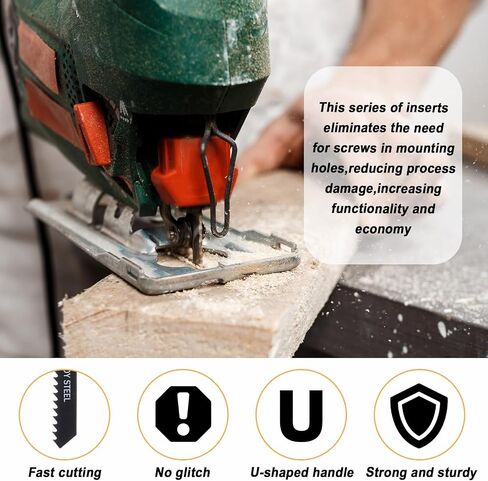 30pcs Jig Saw Blades for Wood, U-Shank Jig Saw Blade Set,Multi-Purpose Jigs Saws Blades,High Carbon Steel Jigs Saws Blade Set for Wood,Metal Plastic Cutting,6T 8T 10T 14T 18T 24T 32T in Saudi Arabia