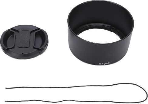 Gugxiom Lens Hood مناسب لـ RF-S 55-210mm F5-7.1 IS ، يستبدل الظل العدسة RF S 55 إلى 210 مم من F5 إلى 7.1 in Saudi Arabia