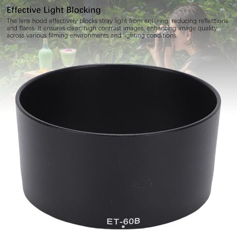 Gugxiom Lens Hood مناسب لـ RF-S 55-210mm F5-7.1 IS ، يستبدل الظل العدسة RF S 55 إلى 210 مم من F5 إلى 7.1 in Saudi Arabia