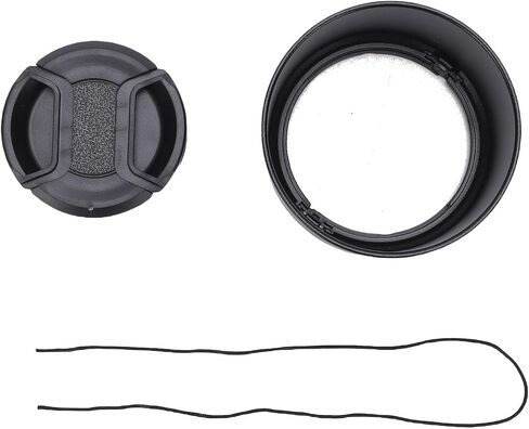 Gugxiom Lens Hood مناسب لـ RF-S 55-210mm F5-7.1 IS ، يستبدل الظل العدسة RF S 55 إلى 210 مم من F5 إلى 7.1 in Saudi Arabia