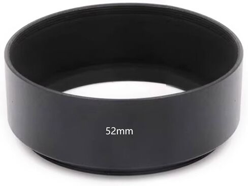 37 39 40.5 43 46 49 52 55 58 62 67 72 77 82mm Metal Lens Hoods Cylindrical Design for Photography and Videography in Kuwait
