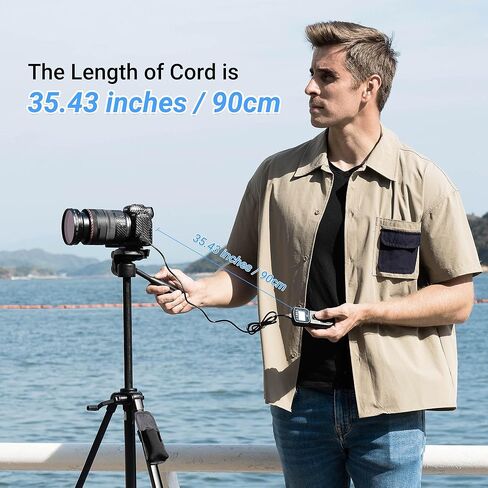 JJC ET-74B Bayonet Lens Hood & Intervalometer Timer Remote Shutter Release for Canon RF 100-400mm f/5.6-8 is USM and EF 70-300mm f/4-5.6 is II USM Lens & Canon EOS Rebel Cameras in Saudi Arabia