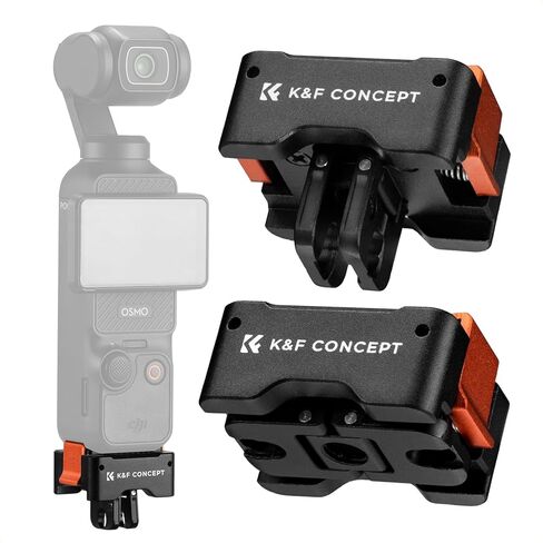 K&F Concept 2Pack Quick Release Adapter Mount for DJI Osmo Pocket 3 ، قم بإنشاء التحرير والسرد ، وترايب جبل مناسب ARCA-SWISS in Kuwait