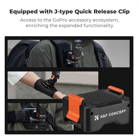 K&F Concept 2Pack Quick Release Adapter Mount for DJI Osmo Pocket 3 ، قم بإنشاء التحرير والسرد ، وترايب جبل مناسب ARCA-SWISS in Kuwait