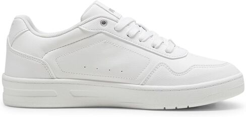 PUMA Women's Court Classy Shoes, White-Silver, 5.5 in Saudi Arabia