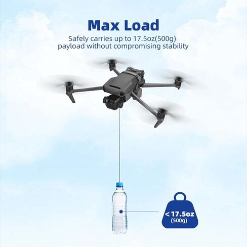 جهاز Airdrop Aerial Thrower Drone Accessories لـ DJI Mavic 3/3 Pro/3 Classic ، نظام إسقاط سريع النافعة للحفلات الزفاف وصيد الأسماك وتوصيل الطعم in Kuwait