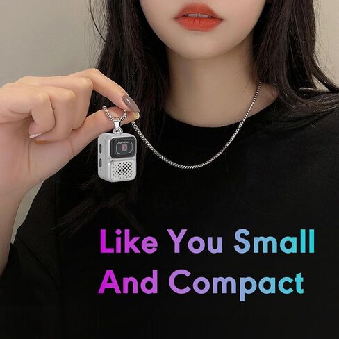 yunir mini keychain camera 1080p ، camcorder tiny retro Digital مع بطاقة 32 جيجابايت ، كاميرا مدونة محمولة 2 ميجابكسل (رمادي) in Saudi Arabia