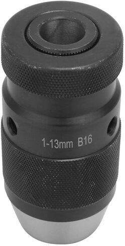 B16 Keyless Drill Chuck, Carbon Steel Self Tightening Lathe Chuck, Wear Claw, Conical and Threaded Hole Connection, Easy Disassembly, Fits Most Drilling and Lathes (1/13-B16 Lightweight) in Kuwait