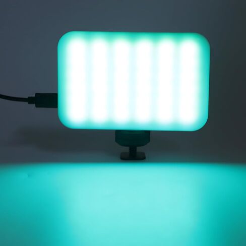 FOCKT RGB ضوء فيديو ، ضوء مغناطيسي محمول في الكاميرا ، 360 درجة ملء ملء الضوء 2500-9000K مع بطارية 4000mAh لمؤتمر فيديو التصوير الفوتوغرافي in Kuwait