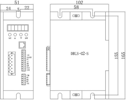 DBLS-02-S 24-48V 60A Peak Current Brushless Dc Motor Driver for Industrial in Saudi Arabia